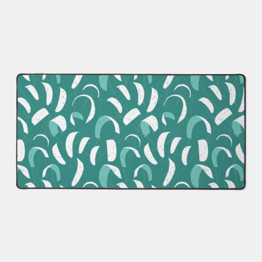 Kitesurfen, Cooles Blaues Weiß Kitesurfer Schreibtischunterlage (Vorderseite)