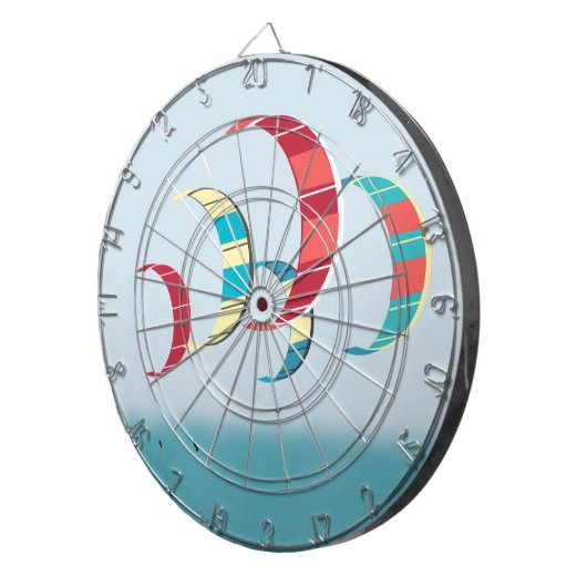 Kitesurfen Dartscheibe (Vorderseite rechts)