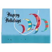 Kitesurfen Große Geschenktüte (Vorderseite)