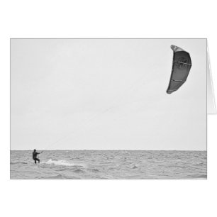 Kitesurfen - Grußkarte