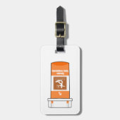 Kitesurfen ist mein Medikament Gepäckanhänger (Vorderseite vertikal)