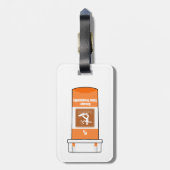 Kitesurfen ist mein Medikament Gepäckanhänger (Rückseite vertikal)