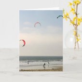 Kitesurfen Karte (Gelbe Blume)