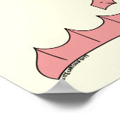 Kitesurfen/Kiteboarding - Kitemädchen mit Kitesurf Poster (Ecke)