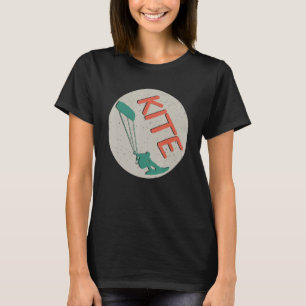 Kitesurfen Kitesurfer Kiteboard Surfing Vintag R T-Shirt