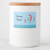 Kitesurfen Lebensmitteletikett (Vorderseite)