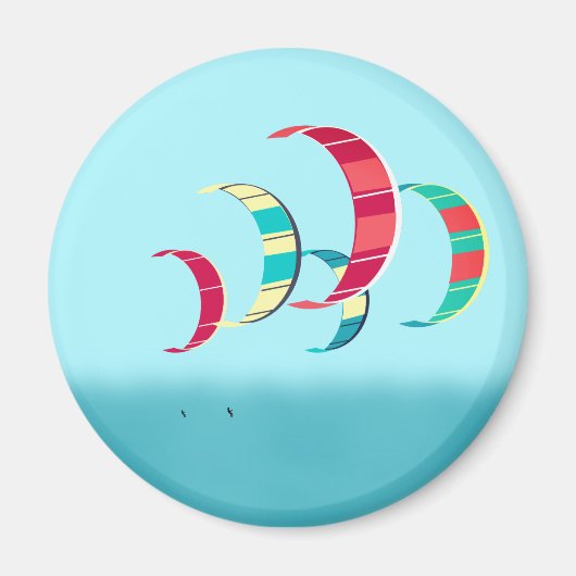 Kitesurfen Magnet (Vorne)