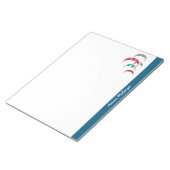 Kitesurfen Notizblock (angewinkelt)