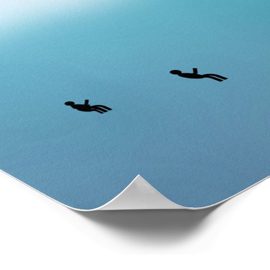 Kitesurfen Poster (Ecke)