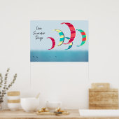 Kitesurfen Poster (Küche)