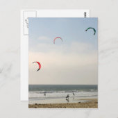 Kitesurfen Postkarte (Vorne/Hinten)