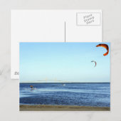 Kitesurfen Postkarte (Vorne/Hinten)