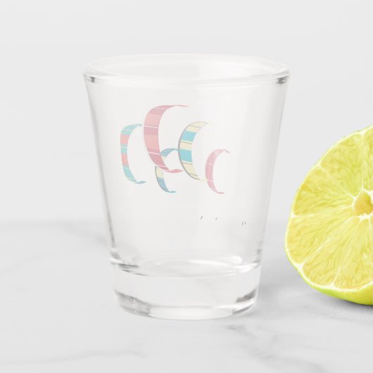 Kitesurfen Schnapsglas (Rückseite)