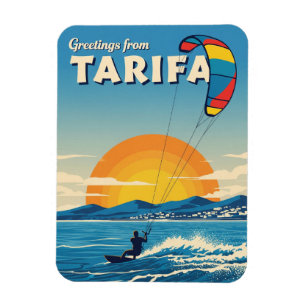 Kitesurfen Tarifa Spanien Reise Magnet