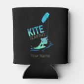Kitesurfen Vintag Kiteboarder Kitesurfen Dosenkühler (Rückseite)