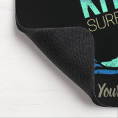 Kitesurfen Vintag Kiteboarder Kitesurfen Mousepad (Ecke)