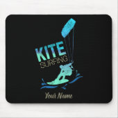 Kitesurfen Vintag Kiteboarder Kitesurfen Mousepad (Vorne)