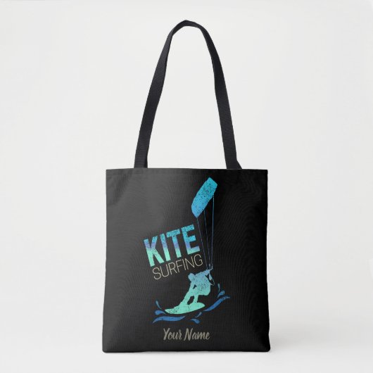 Kitesurfen Vintag Kiteboarder Kitesurfen Tasche (Vorderseite)