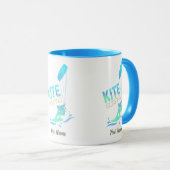 Kitesurfen Vintag Kiteboarder Kitesurfen Tasse (VorderseiteRechts)