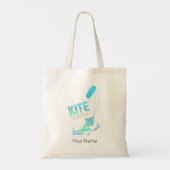 Kitesurfen Vintag Kiteboarder Kitesurfen Tragetasche (Rückseite)