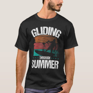 Kitesurfen Vintag Kiteboarding Kiteboarder T-Shirt