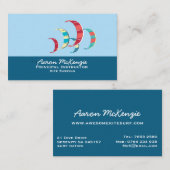 Kitesurfen Visitenkarte (Vorne/Hinten)