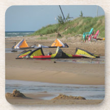Kitesurfer am Lake Michigan