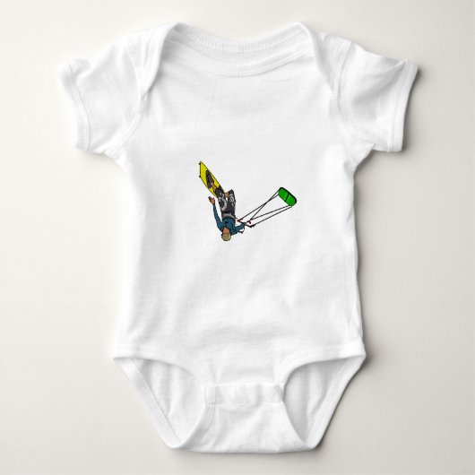 kitesurfer baby strampler (Vorderseite)