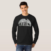 Kitesurfer Evolution Evolution von Man Water Kiteb T-Shirt (Vorne ganz)