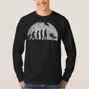 Kitesurfer Evolution Evolution von Man Water Kiteb T-Shirt