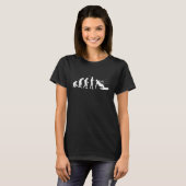 Kitesurfer Evolution Kitesurfing Surfen T-Shirt (Vorne ganz)