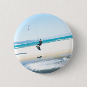 Kitesurfer fördert Luft Button
