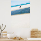 Kitesurfer fördert Luft Poster (Küche)