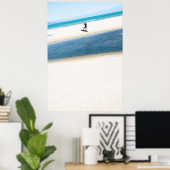 Kitesurfer fördert Luft Poster (Heimbüro)