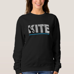 Kitesurfer Kitesurfing Surfing Retro Geschenk Sweatshirt