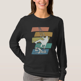 Kitesurfer Kitesurfing Vintage Kiteboarding Kitebo T-Shirt