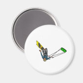 Kitesurfer Magnet (Vorderseite/Rückseite)