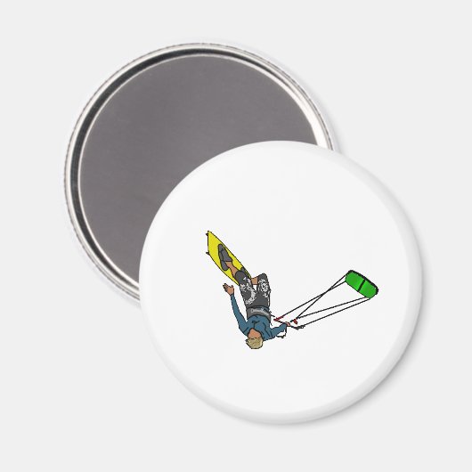 Kitesurfer Magnet (Vorderseite/Rückseite)