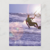 Kitesurfer Postcard Postkarte (Vorderseite)