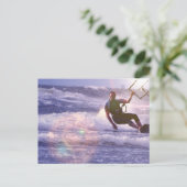 Kitesurfer Postcard Postkarte (Stehend Vorderseite)