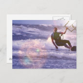 Kitesurfer Postcard Postkarte (Vorne/Hinten)