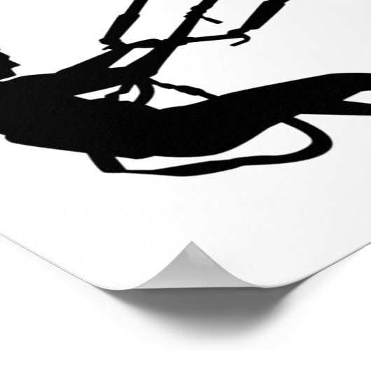Kitesurfer Poster (Ecke)