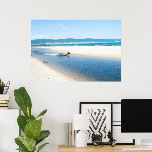 Kitesurfer Poster (Heimbüro)