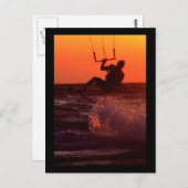Kitesurfer Postkarte (Vorne/Hinten)