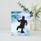 Kitesurfing-3 Postkarte (Stehend Vorderseite)