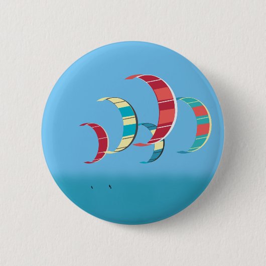 Kitesurfing Button (Vorderseite)