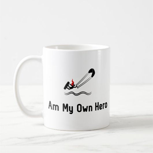 Kitesurfing Held Kaffeetasse (Links)
