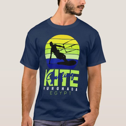 Kitesurfing Hurghada T - Shirt (Vorderseite)