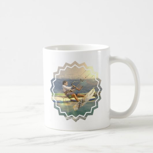 Kitesurfing Kaffee-Tasse Kaffeetasse (Rechts)