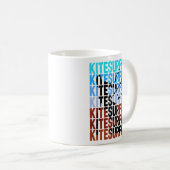 Kitesurfing Kaffeetasse (VorderseiteRechts)